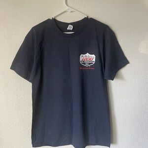 Vintage Lucas oil products motorsports division blue tee shirt men’s size L